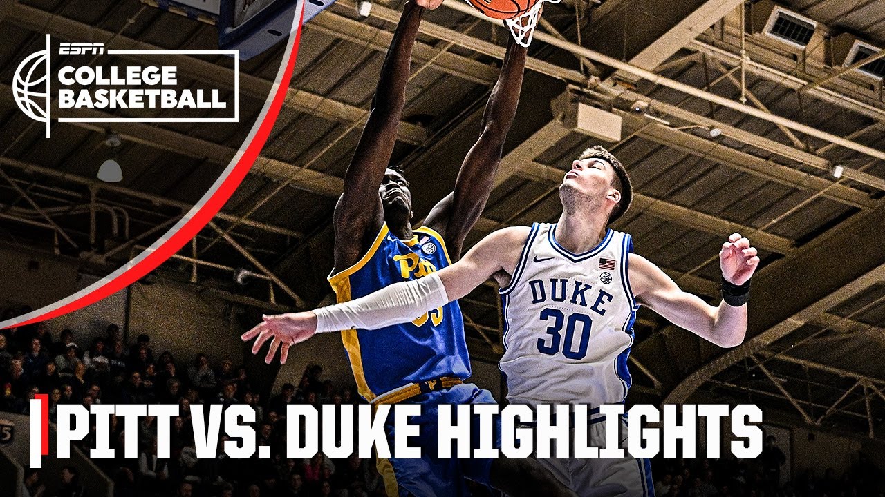 Pittsburgh Panthers vs. Duke Blue Devils | Full Game Highlights