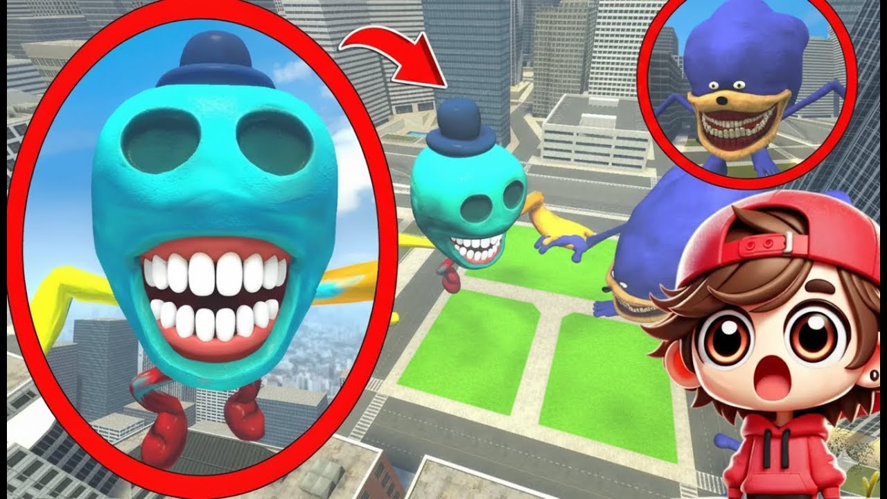 Мой дрон ловит СУПЕР ДОУИ против СОНИКА в РЕАЛЬНОЙ ЖИЗНИ в Garry's Mod