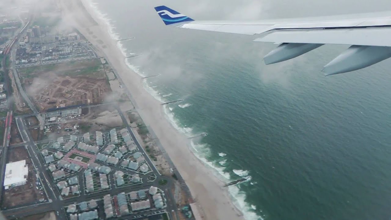 Landing & Takeoff JFK Airport Finnair