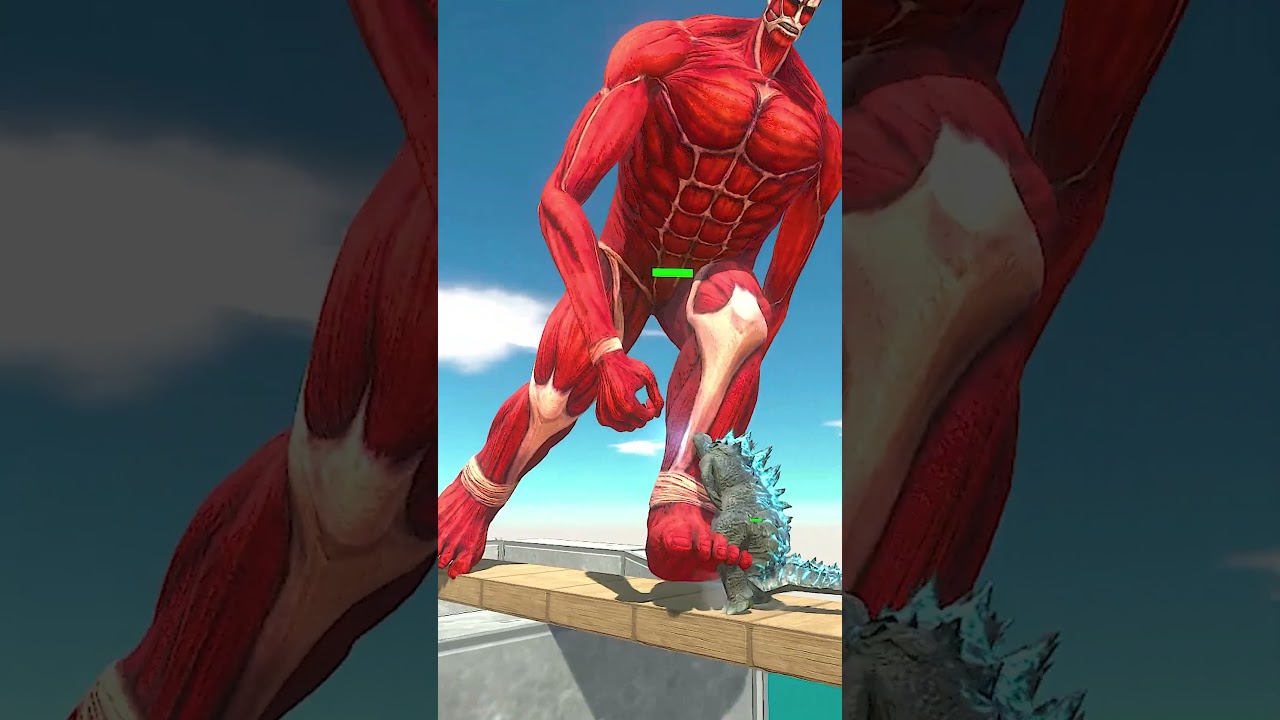 Colossal Titan vs Godzilla - Animal Revolt Battle Simulator