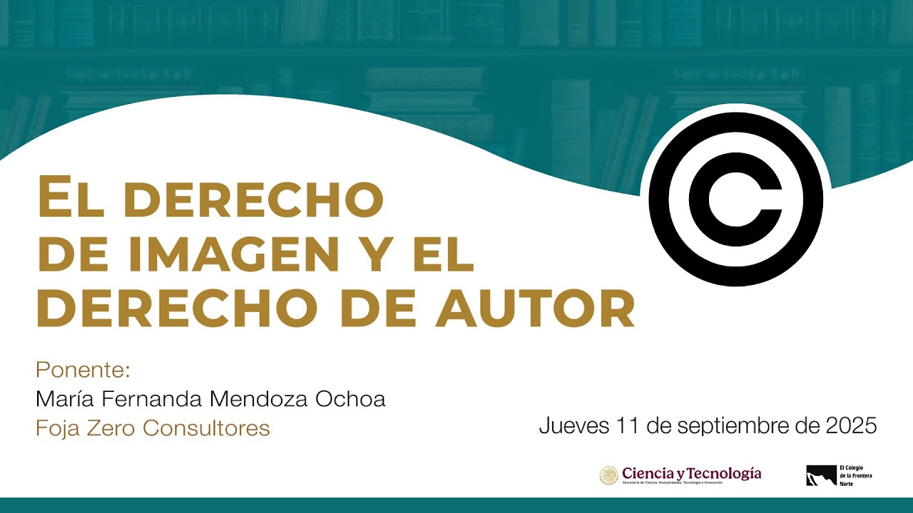 Charla: El derecho de imagen y el derecho de autor