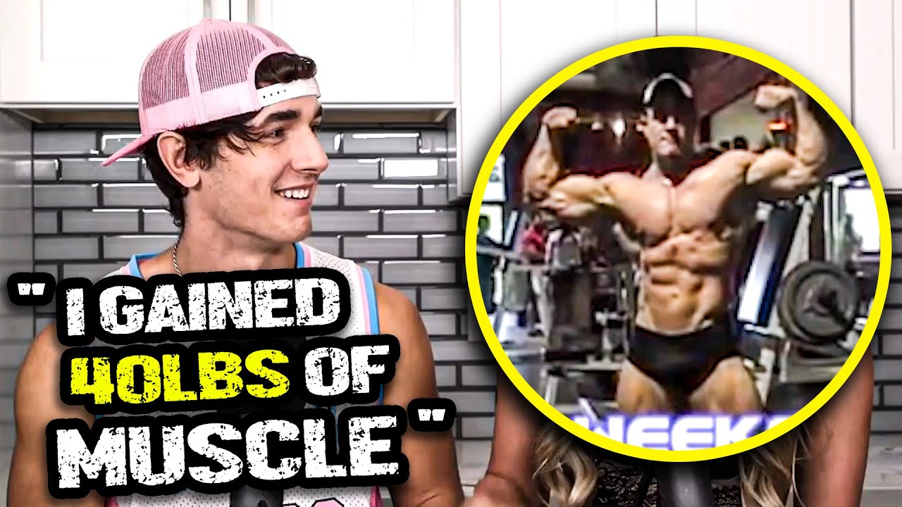 Bryce Hall Claims He Gained 40 Lbs Of Muscle On SARMs - What 40 Lbs ACTUALLY Looks Like