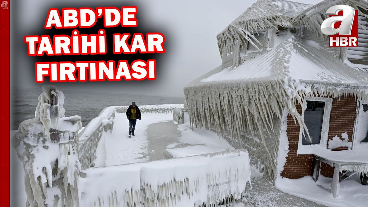 ABD'de tarihi kar fırtınası! 30'dan fazla kişi öldü! | A Haber