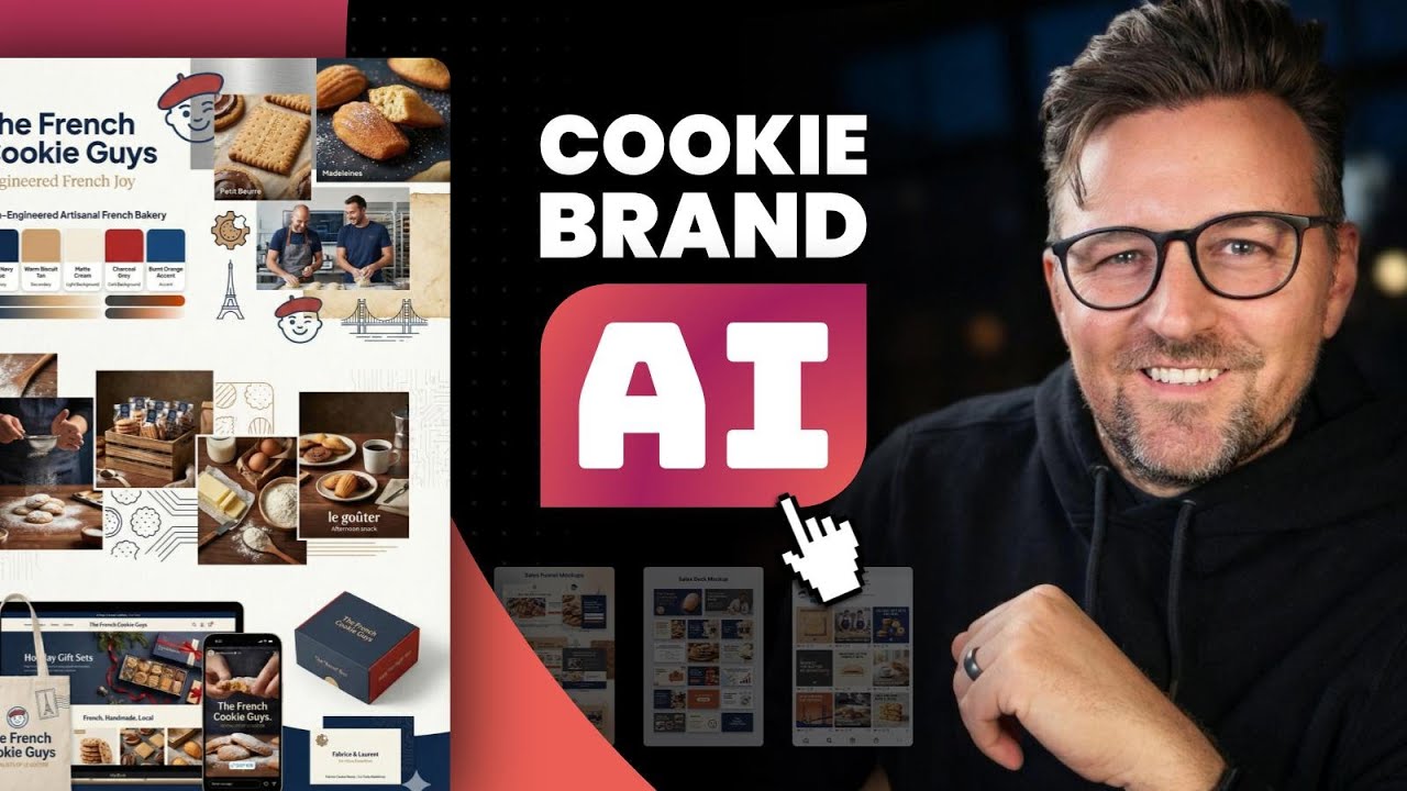 I Rebranded this COOKIE Company in 45 mins with AI (Live Demo)