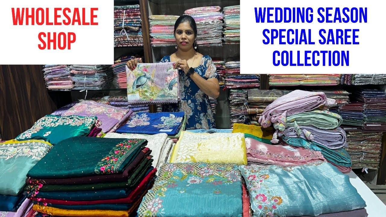 Wedding Season Special Designer Sarees || Secunderabad One of the best Wholesale Shop