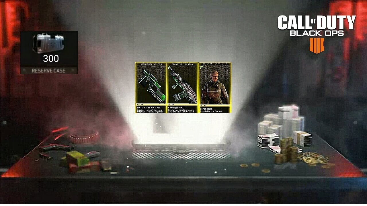 Black Ops 4: Opening 300 Reserve Cases (Spectre Rising DLC Items & More)