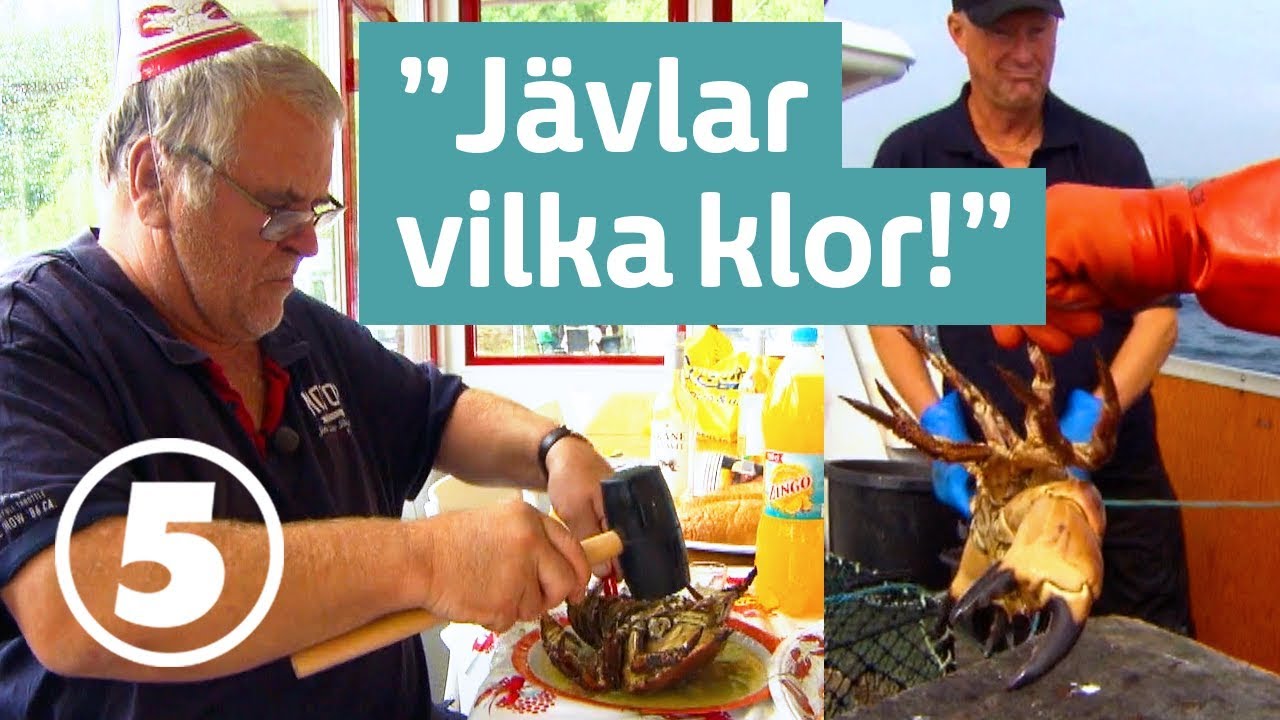 Ullared | Åke fiskar krabbor och fixar en krabbskiva