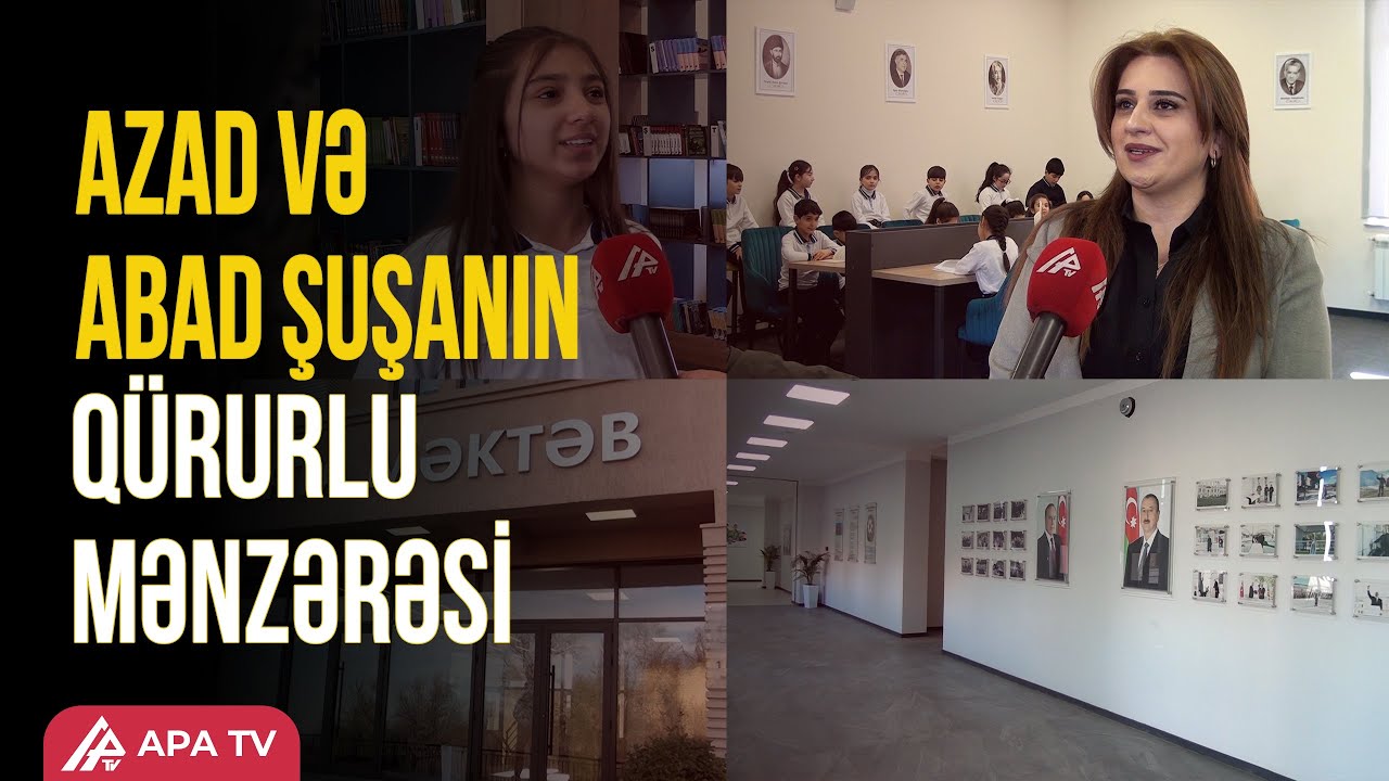 İndi Şuşanın hər hərfi azaddır, şuşalılar da qürurlu | APA TV