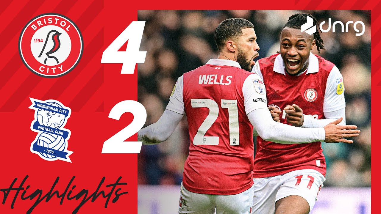 SEMENYO, WELLS & SYKES SCORE! 💥 Bristol City 4-2 Birmingham City | Highlights