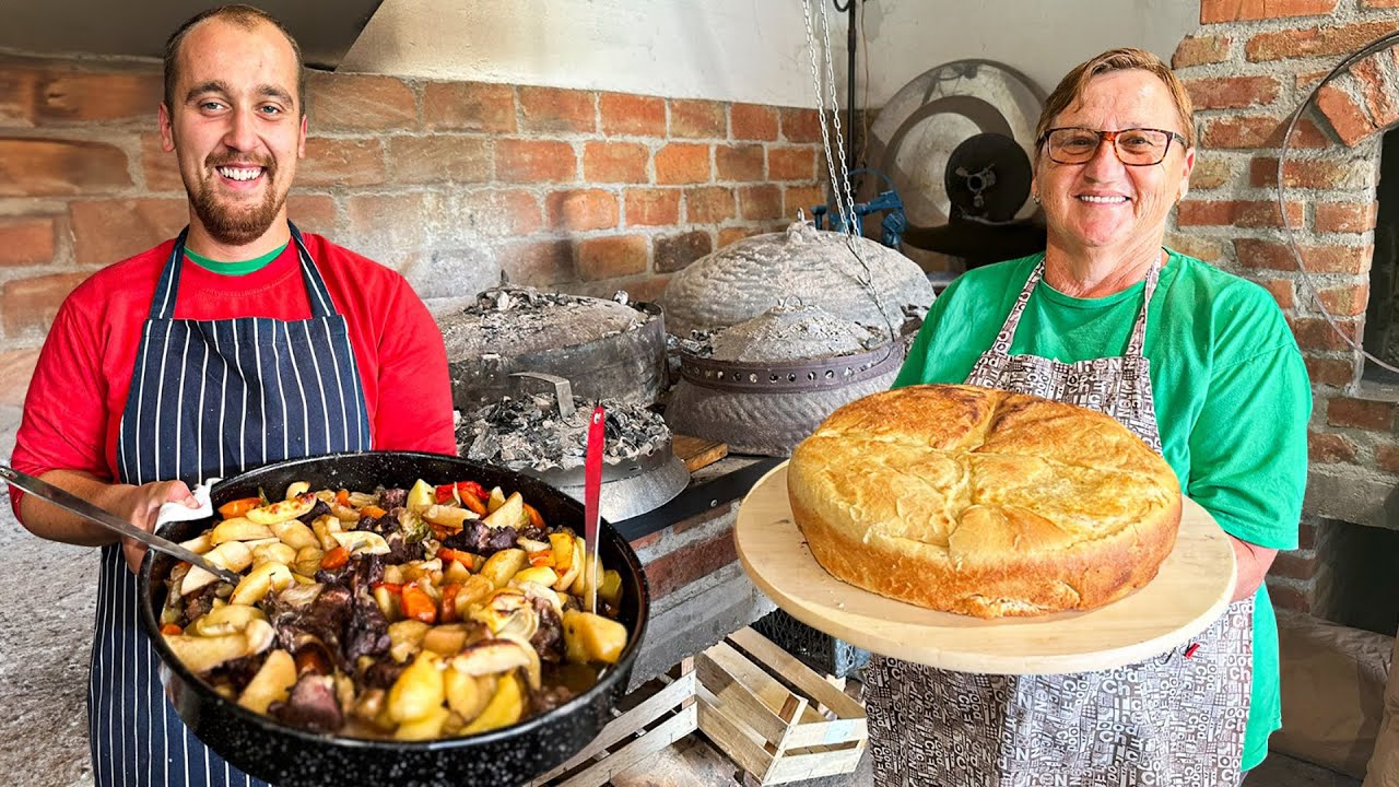 Delicious Wild Boar and Grandma's Bread! Food That Blows Your Mind!