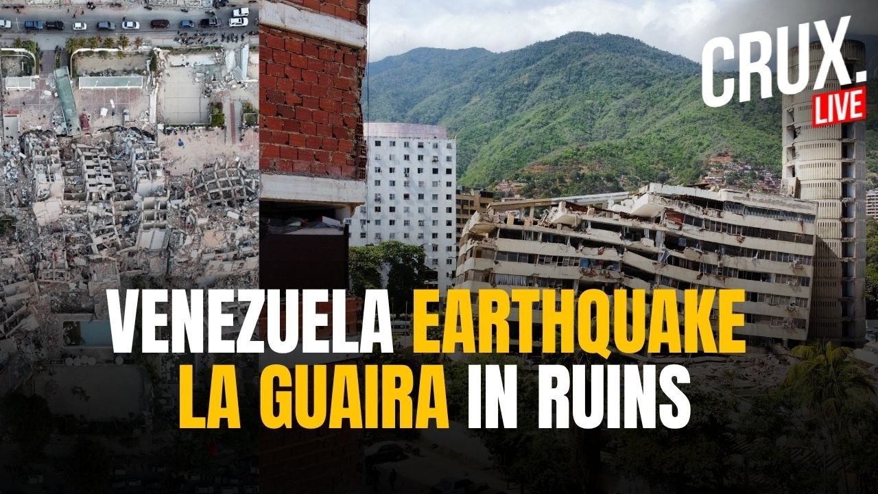 Venezuela Earthquake LIVE | Shocking Drone Footage Shows Sea Of Rubble In Epicentre La Guaira