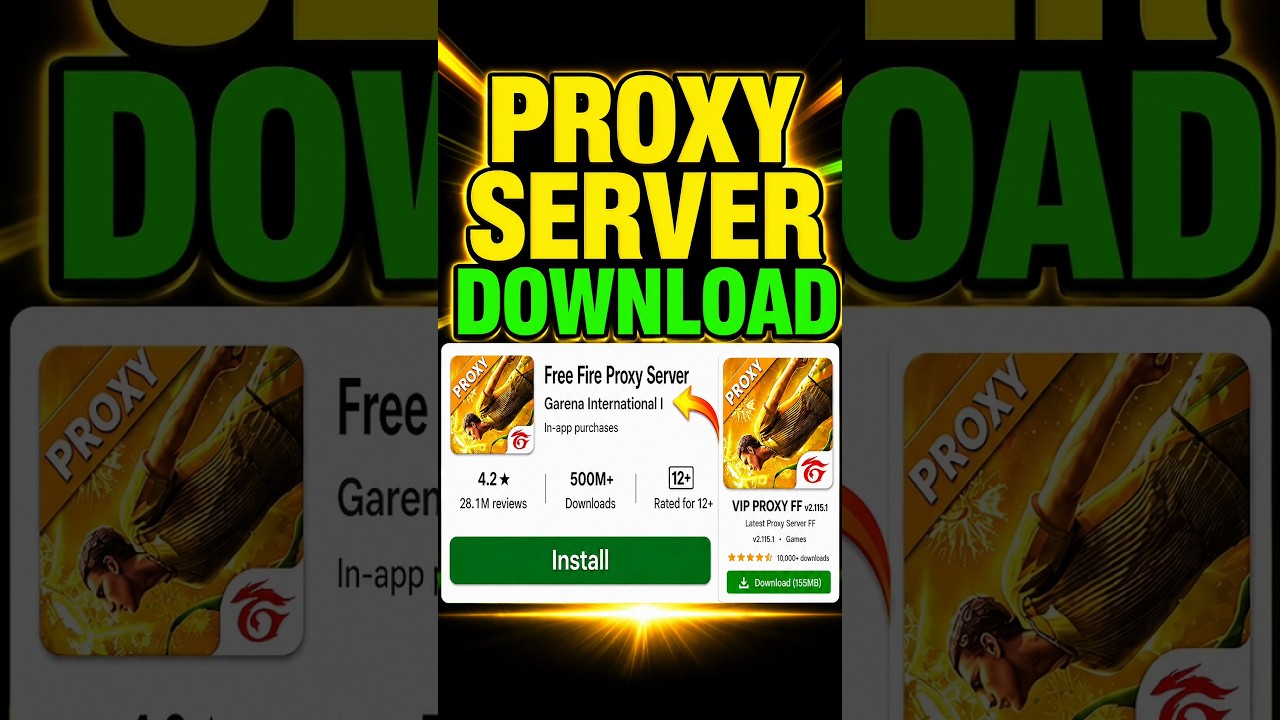 NEW OB54 VIP PROXY SERVER DOWNLOAD 😱 100% WORKING
