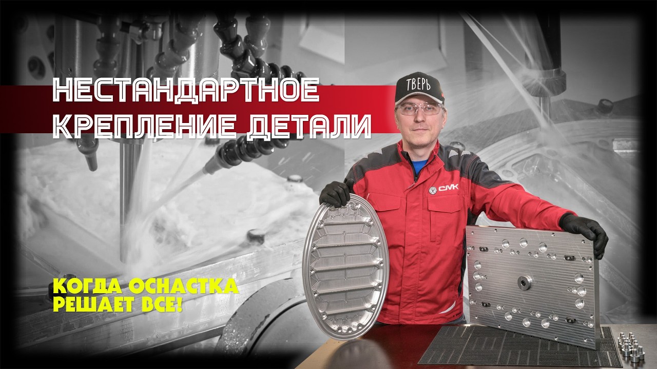 Нестандартное крепление детали на станке с ЧПУ