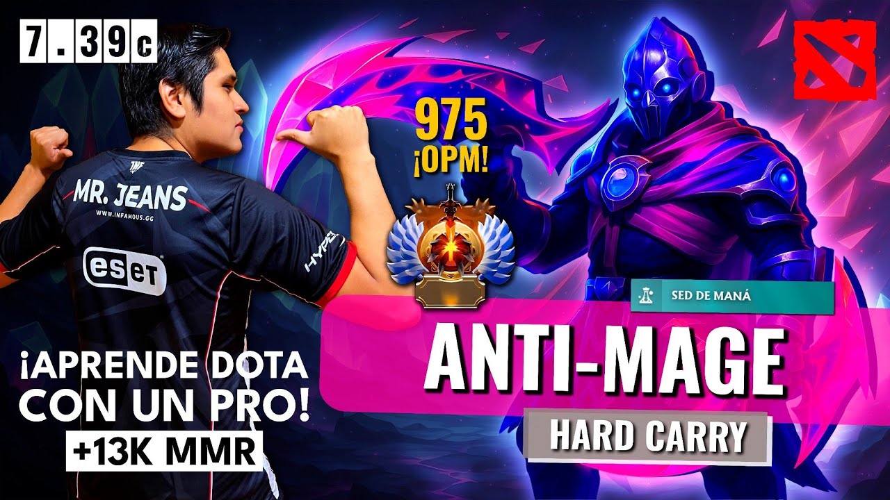 ANTIMAGE | ASÍ SE JUEGA CONTRA TU PEOR COUNTER 🧠 | LECTURA DE MAPA Y PELEAS FAVORABLES ⚔️ #dota2