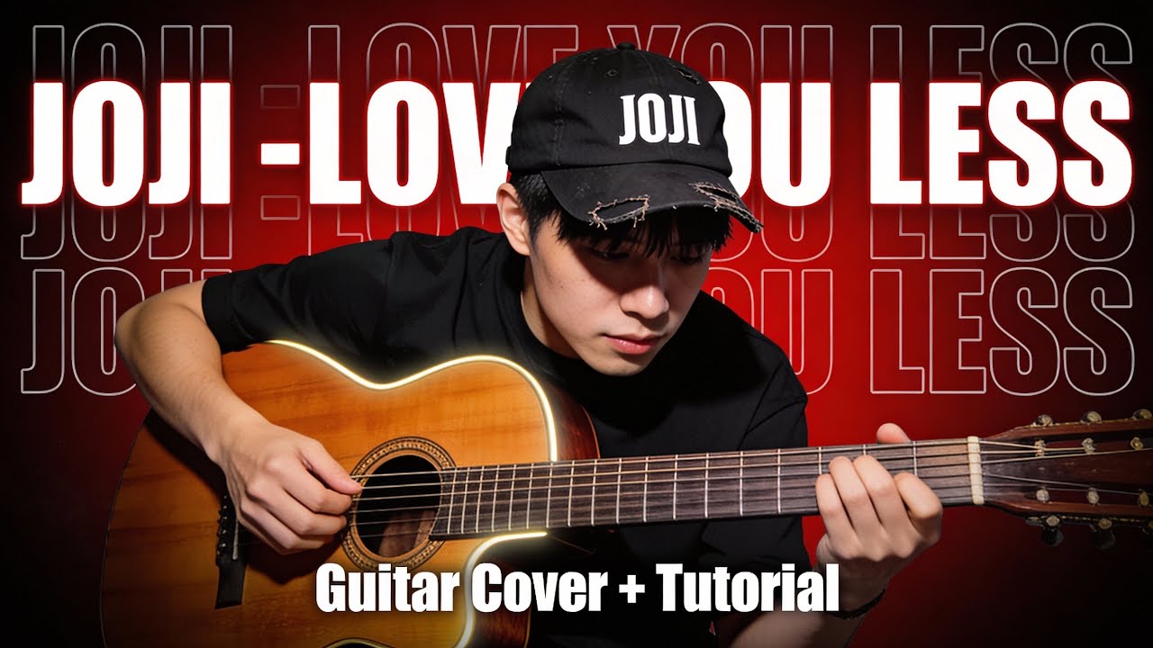 Joji — LOVE YOU LESS | Quick Guitar Chords  | (Cover + Tutorial)