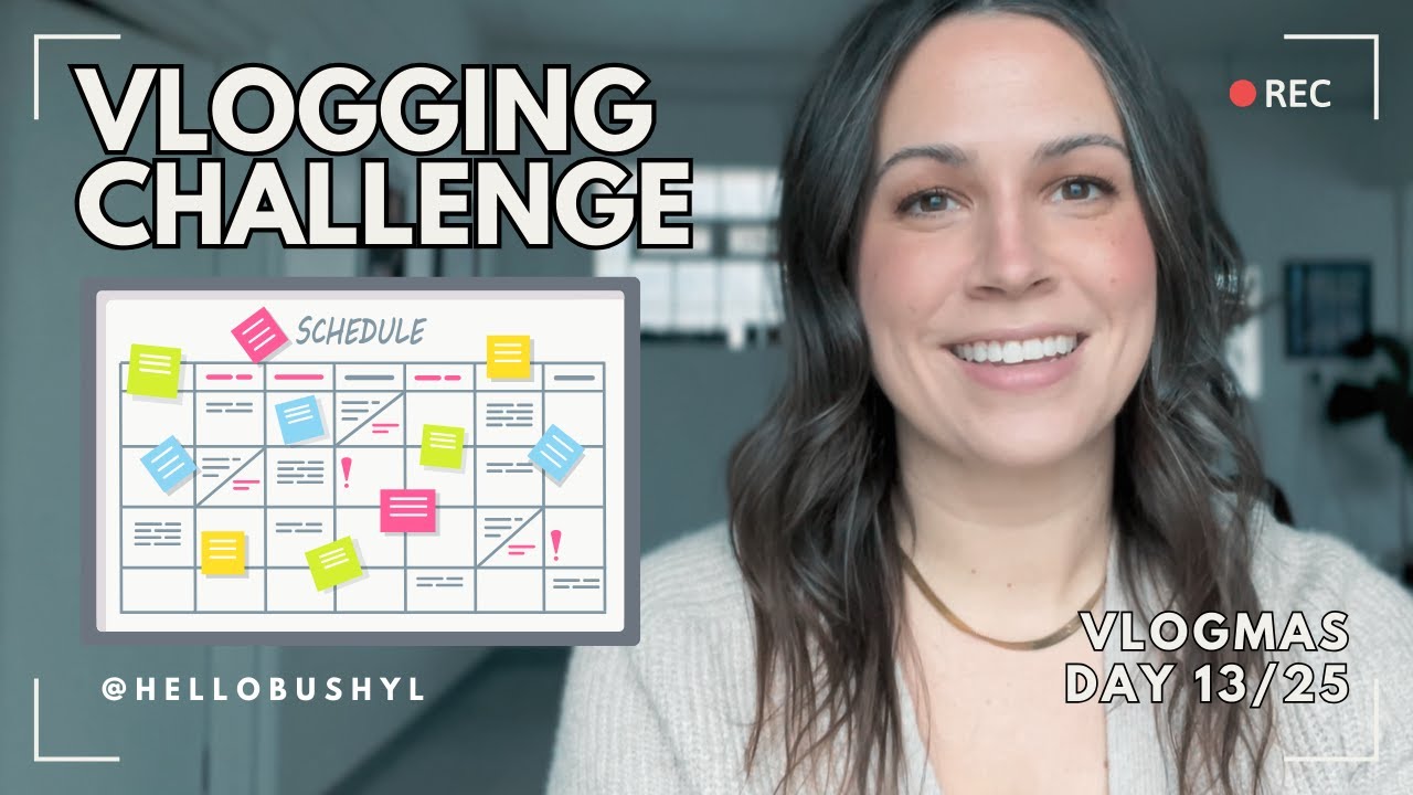 Daily vlogging challenge (lessons learned halfway in) - Vlogmas Day 13