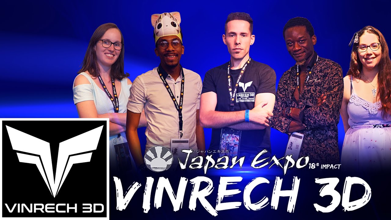 Stand VINRECH 3D &agrave; JAPAN EXPO 2017 ! 4K