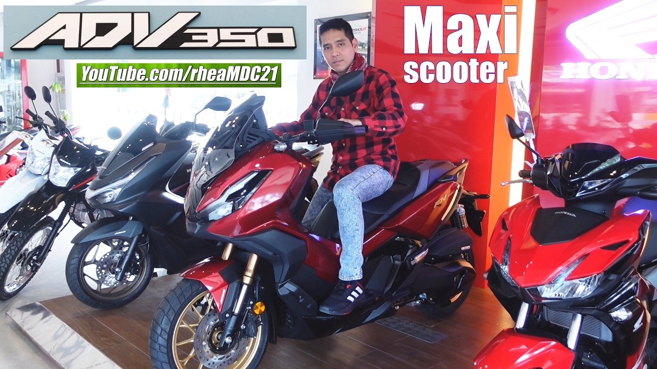 Honda ADV 350 Maxi Scooter Walk Around Video. Marknowhereman Tries a Maxi Scooter. Riding a Scooter!