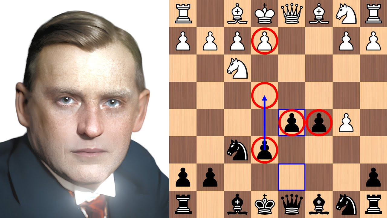 Alekhine's Brilliancy with the Blumenfeld Countergambit