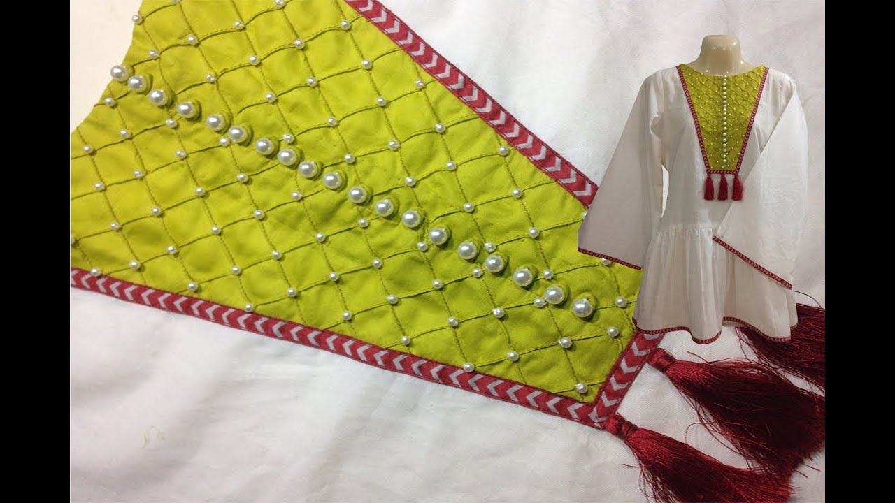Ready to Wear kurti Neck design/Stylish Kurti Neck Design Cutting and Stitching/Pintuck neck Designe