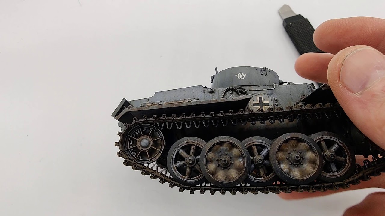 рабочая подвеска на pzkpfw I ausf F