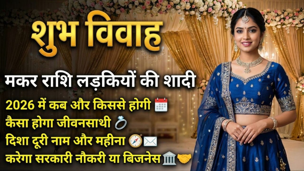 MAKAR Rashi Vivah Yog 2026 | मकर राशि की कब और किससे शादी होगी| MAKAR Rashifal #wedding #marriage