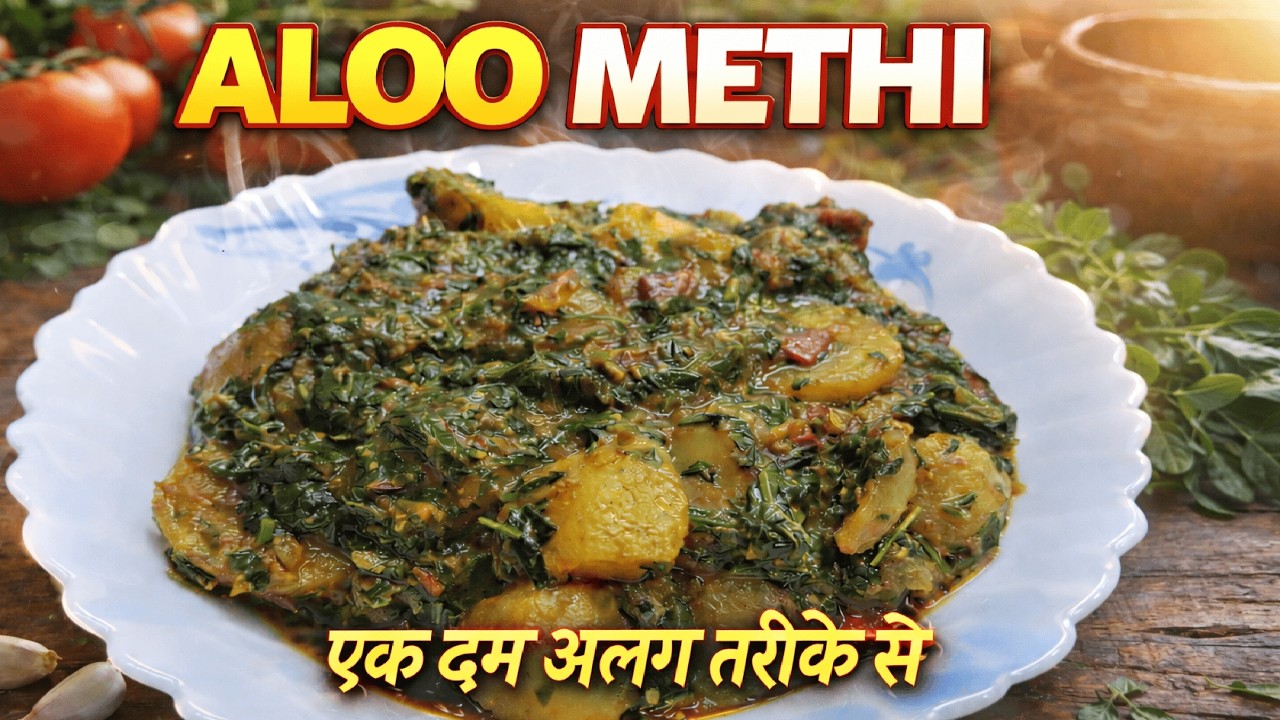 आलू-मेथी की सब्जी इस ट्रिक से बनाऐंगे तो सब उंगलियां चाट-चाटकर खऐंगे | Ghar wali Aloo Methi