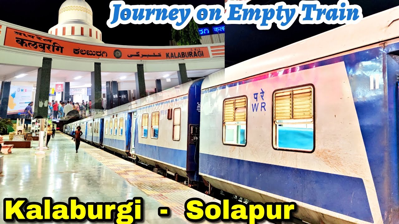 Kalaburgi Jn - Solapur Train Journey | VANDE BHARATH | Mumbai Trains #bus #ksrtc #train