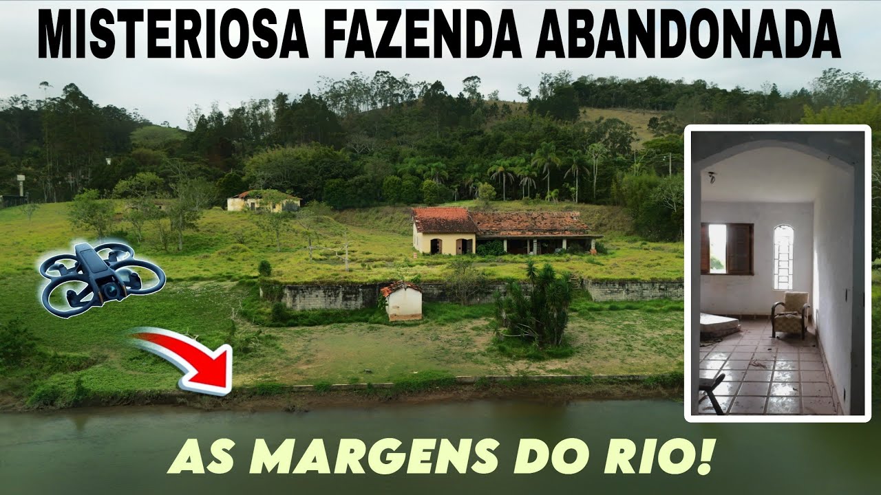 O Interior Misterioso de uma Fazenda Abandonada com muita coisa dentro!