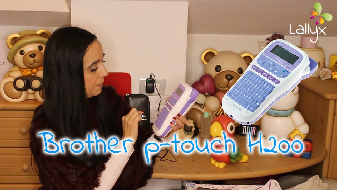 Brother P-touch h200 | Come funziona #Brother #Etichettatrice #handmade