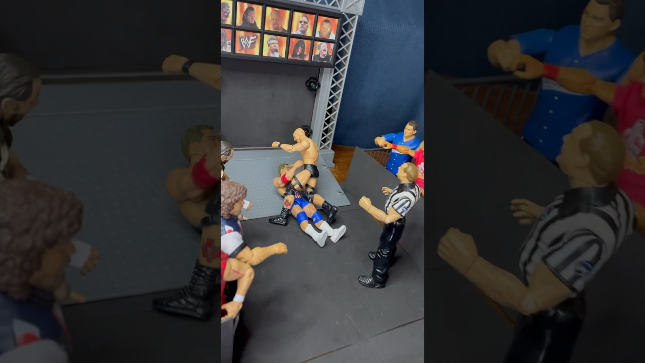 A fight in the aisle #wwe #wrestlingfigures #wwemattel #wweelite #stonecold