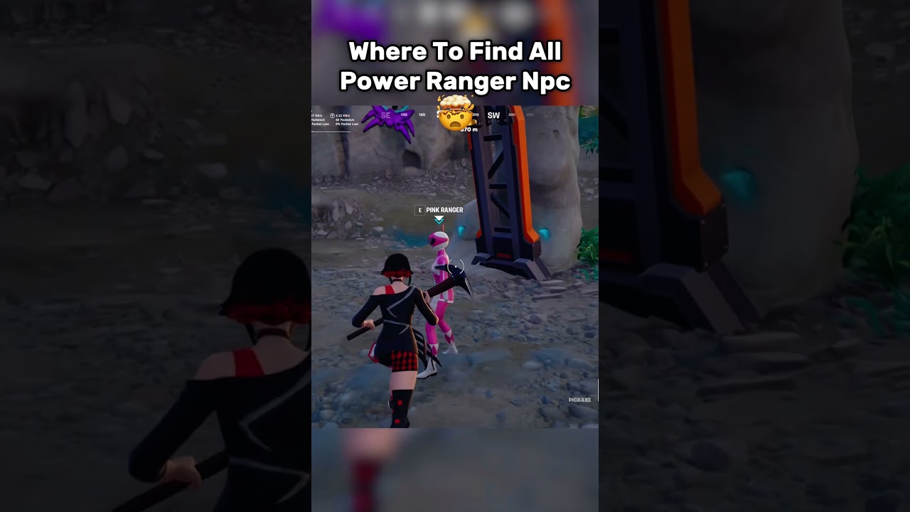 All Power Ranger NPC Spawn Locations in Fortnite 🤯 #shorts #fortnite