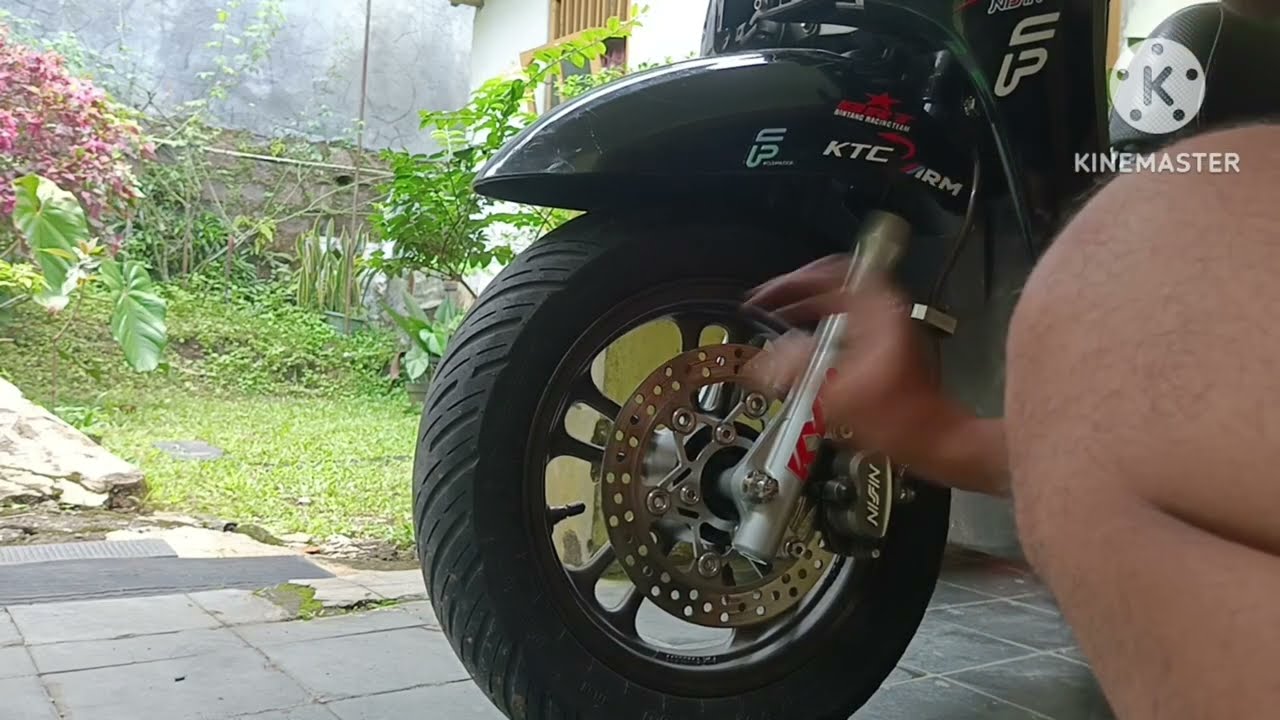 Upgrade Shock depan KYB kayaba Zeto peredam kejut KYB Zeto Scoopy new 2022