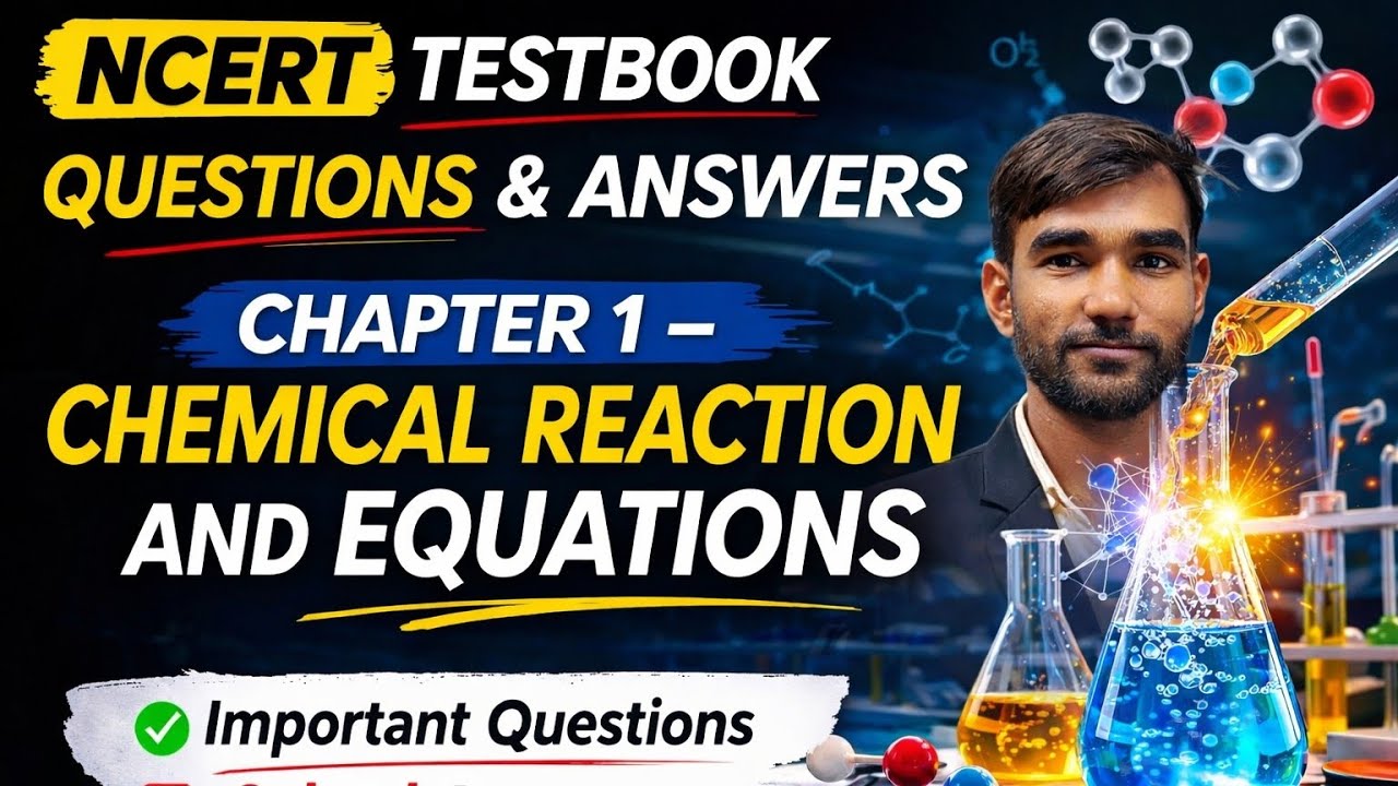 #Ncert solutions #chapter 1 #Chemical reactions and equations