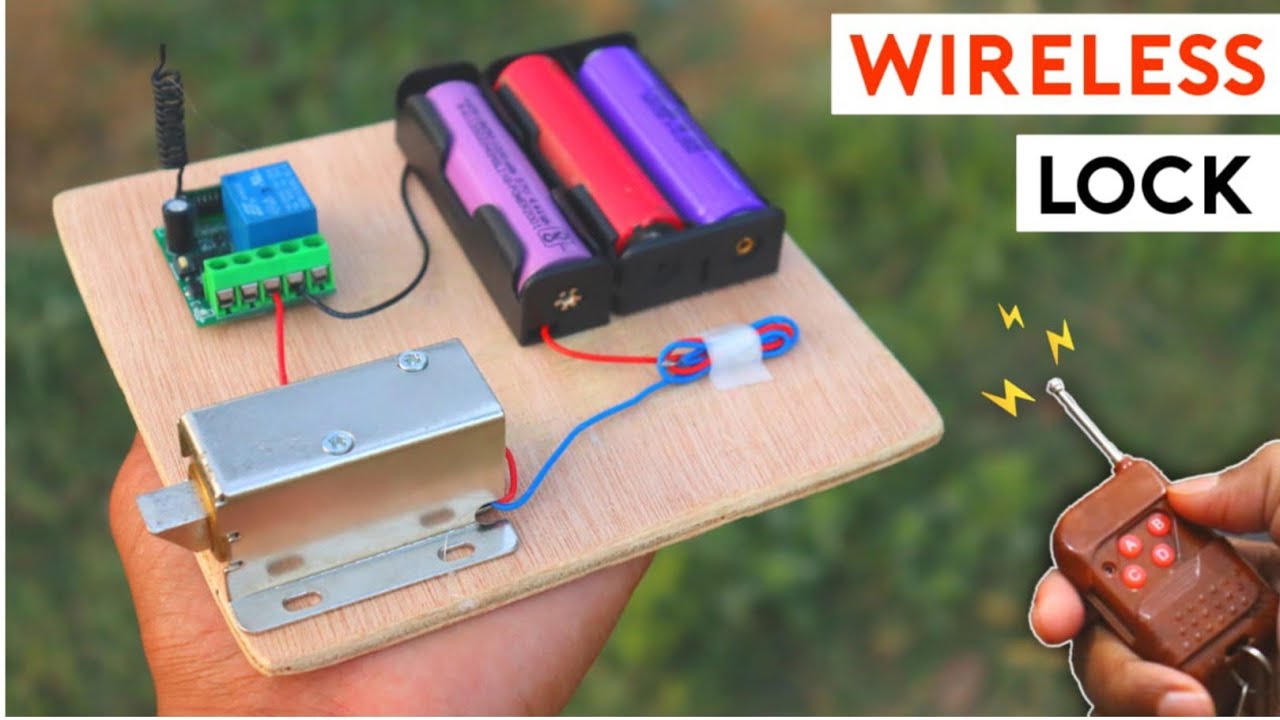 How to make Remote Control Door Lock 🔒 At Home 🏠 | Diy Electronic