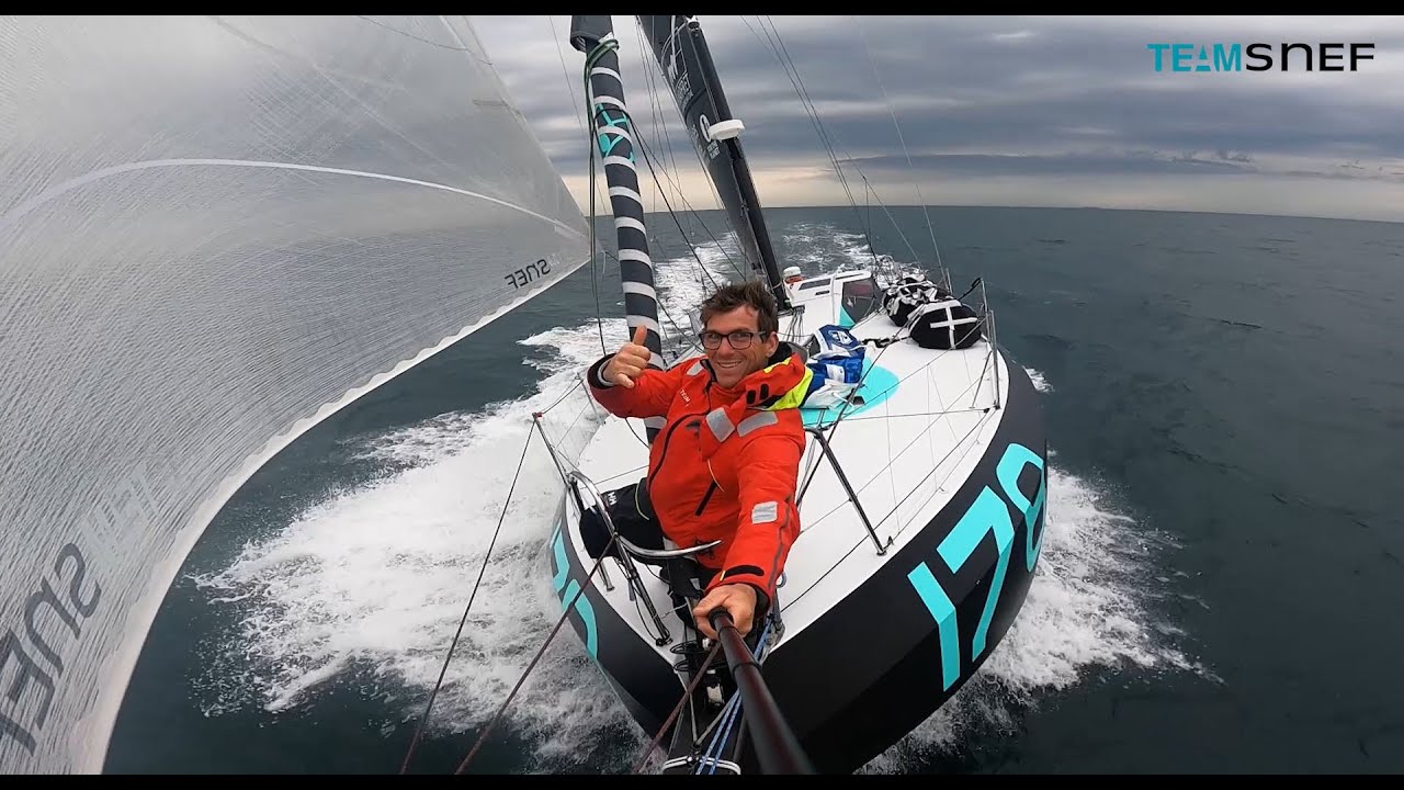 Première à bord du Class40 Groupe Snef : le duo Xavier Macaire et Achille Nebout se place 5ème !