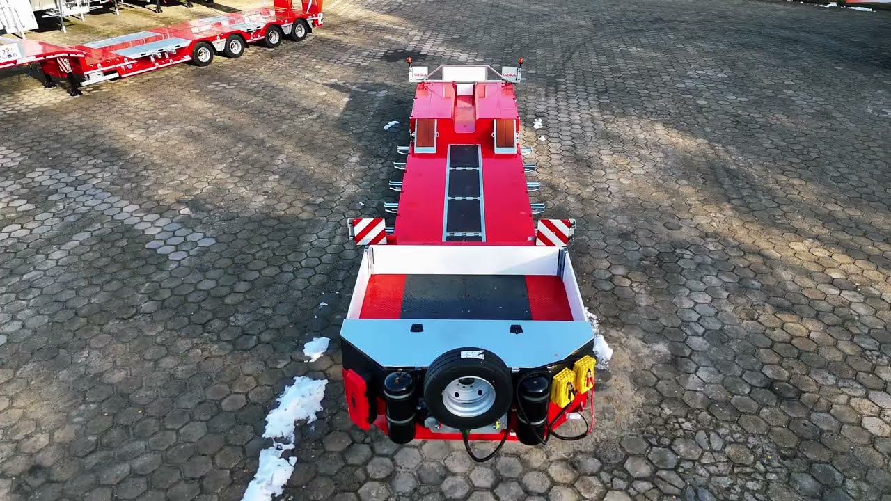 TIEFBETT z hydraulicznie sterowanymi osiami, odpinanym balkonem i gęsią szyją!!