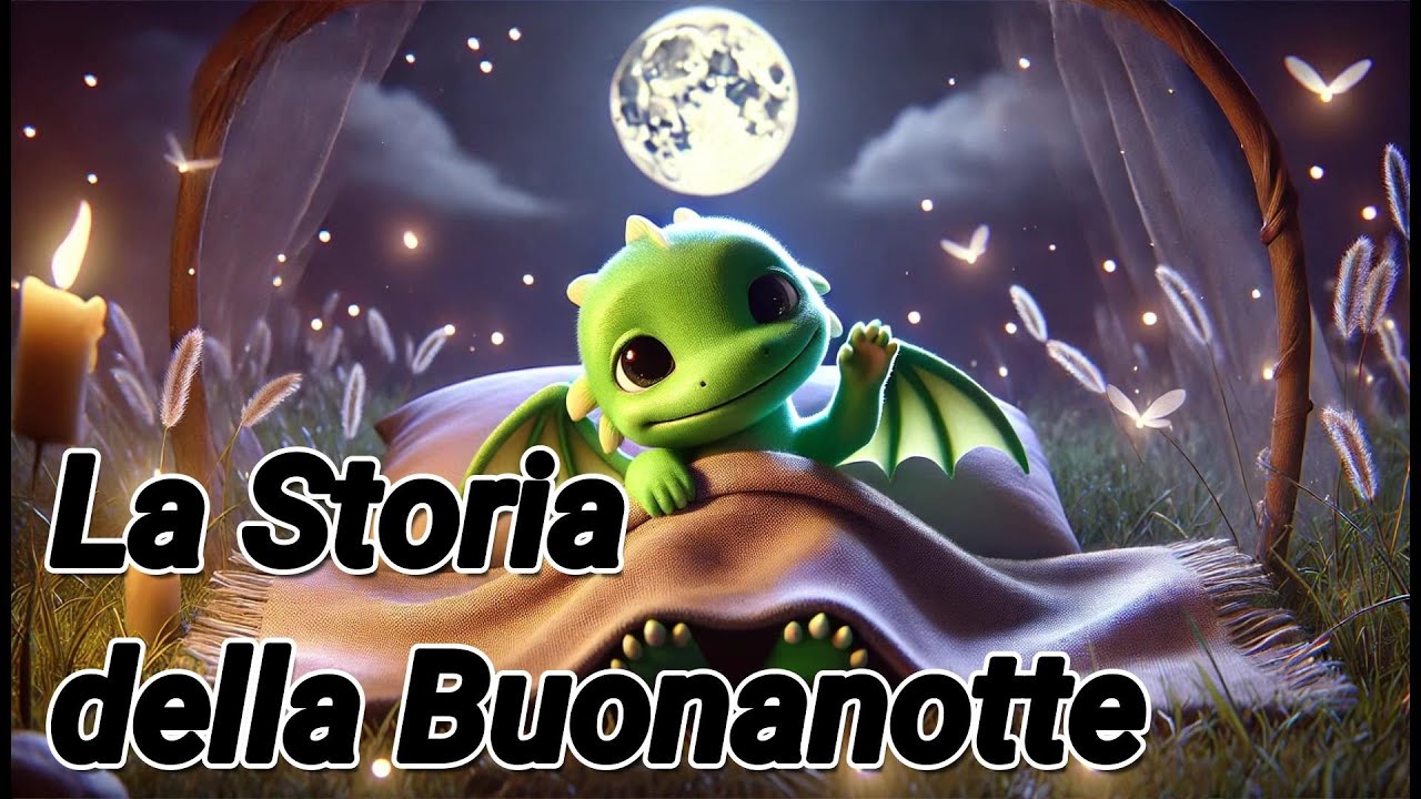 La Storia della Buonanotte 🌙 | Il Draghetto che Aveva Paura del Buio 🐉✨