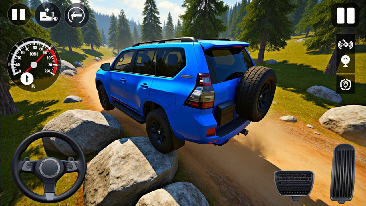 Offroad Land Cruiser Jeep Driving 2026 - Real 4x4 SUV Drive Hill Simulator 3D - Android GamePlay 