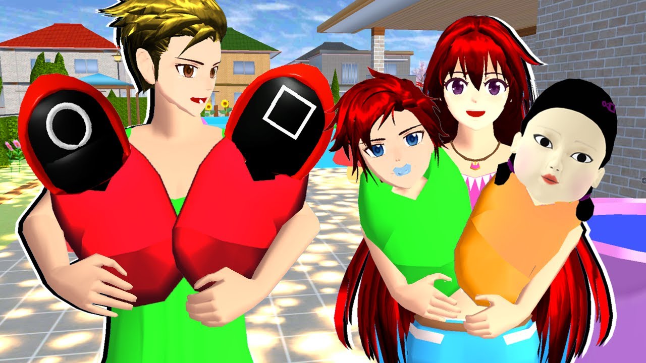 เลี้ยงยองฮี และผู้คุม | Squid Game ep6 SAKURA School Simulator | CKKIDGaming