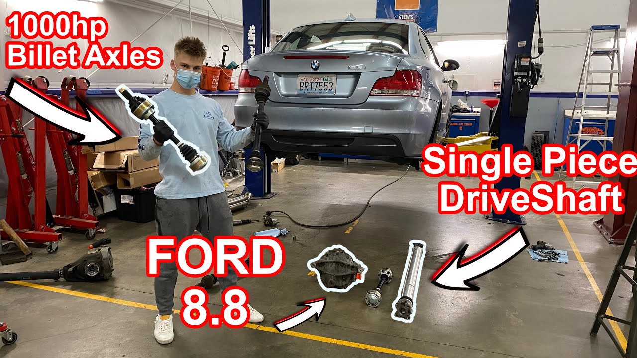 Установка мостов FORD 8.8 + 1000 л.с. в мой BMW 135i