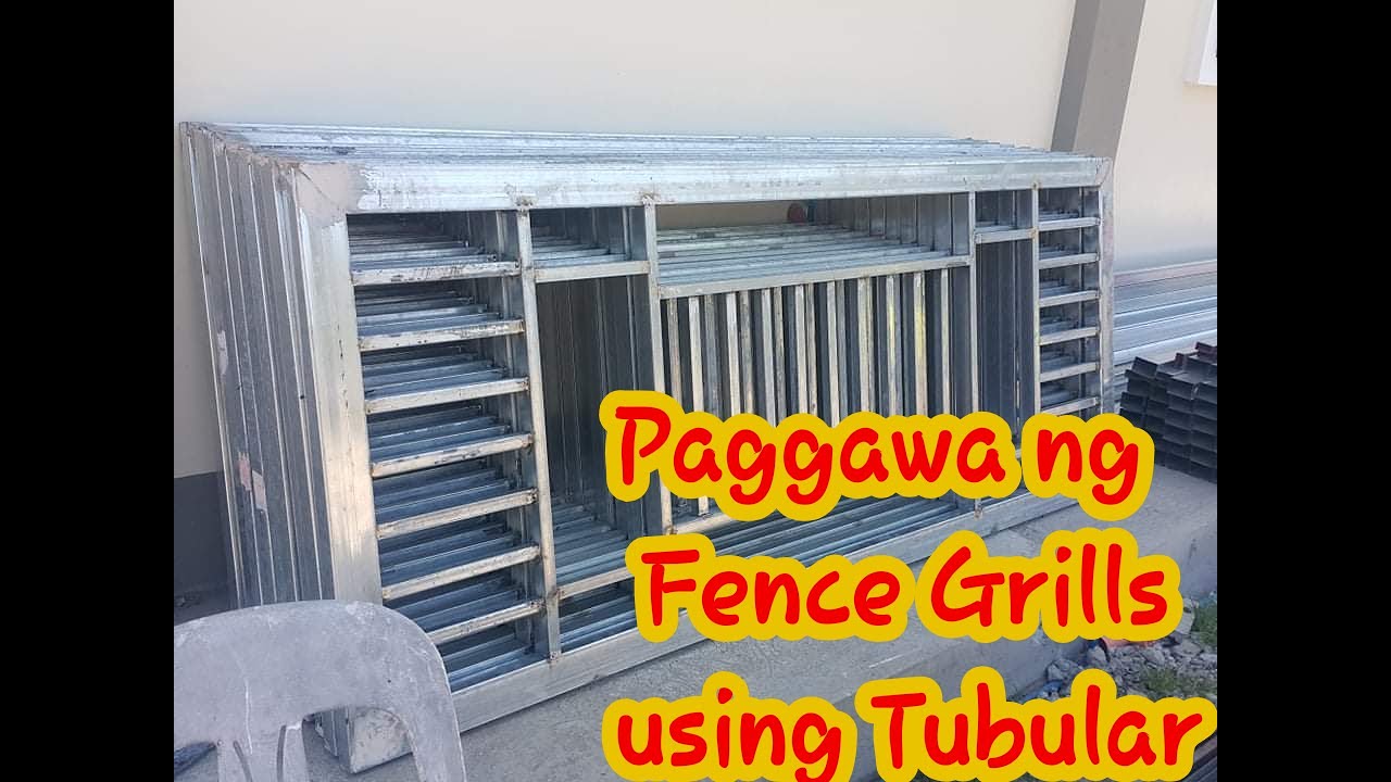 Paggawa ng Fence Grills using Tubular