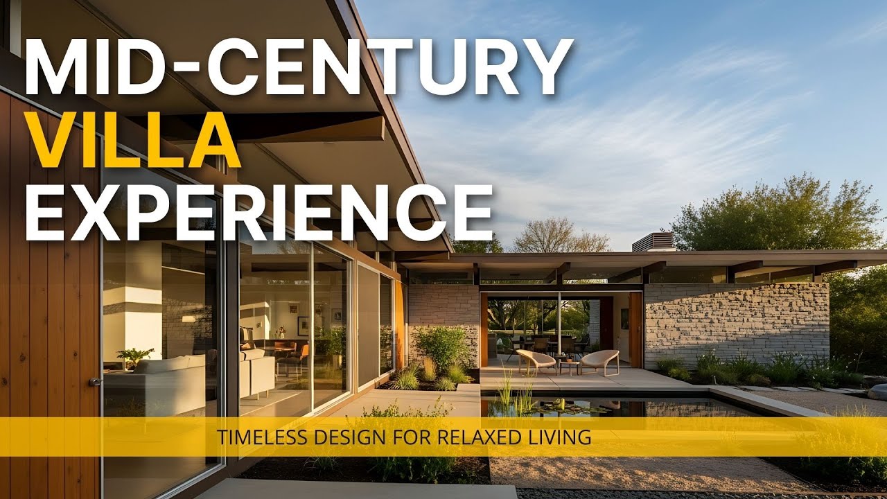 A Mid-Century Modern Villa Where Time Slows Down