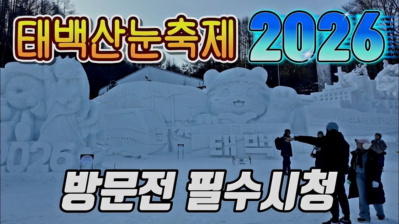 [태백산눈축제2026 총정리] 방문전 필수시청! #태백산눈축제