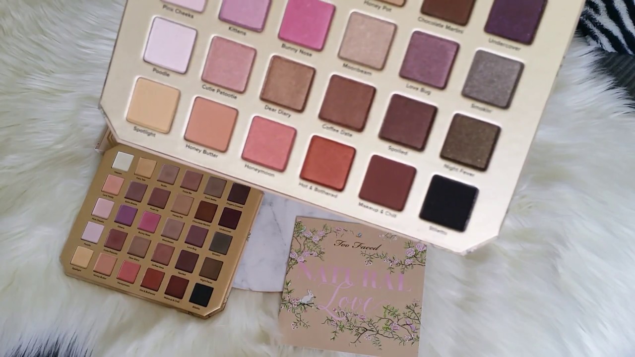 FAKE VS REAL TOO FACED NATURAL LOVE PALETTE!!