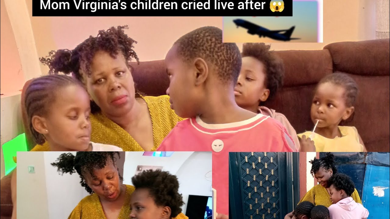 VIRGINIA'S KIDS COULD NOT HOLD BACK THEIR TEARS AS THEIR MOM GO TO THE US(PRANK) PART 1