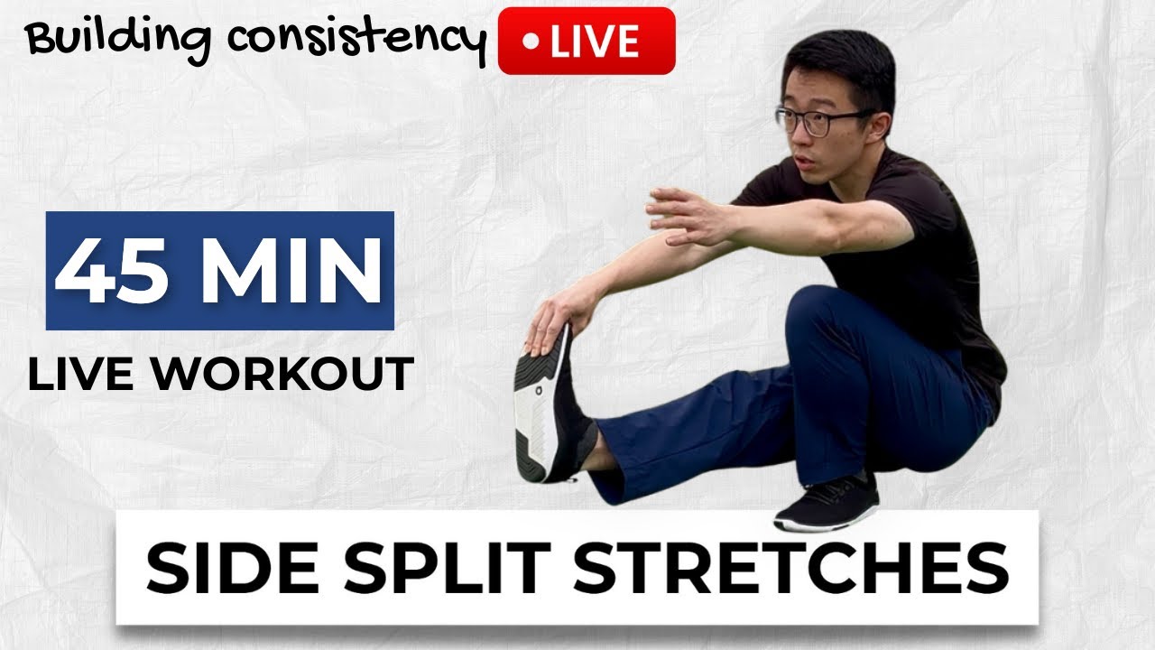 Daily Stretch for Tight Hips - Lower Body and Middle Splits Routine (LIVE)