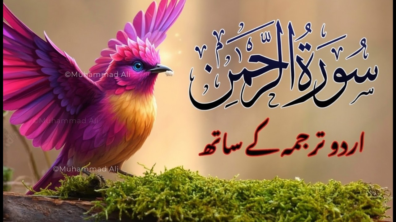 Surah Rahman with Urdu Translation | Beautiful Quran Tilawat by Qari Abdul Basit | سورۃ الرحمن | 03