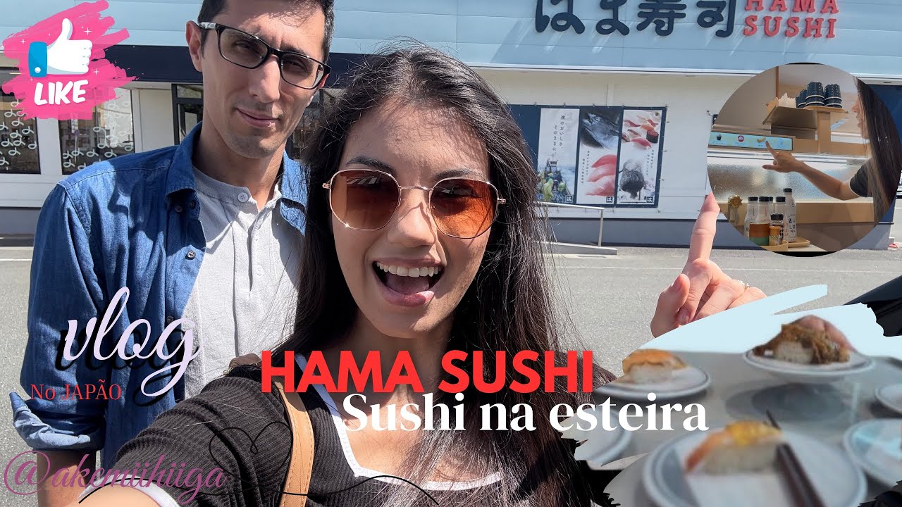 SUSHI NA ESTEIRA NO JAPÃO! NOSSA EXPERIÊNCIA NO HAMA SUSHI 🍣🇯🇵