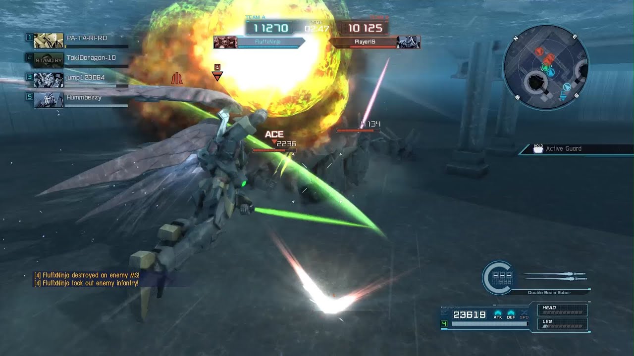 Wing Gundam Zero [Endless Waltz ver.] in 700 Ace Match at Port Base
